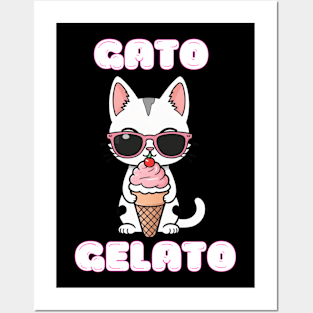 GATO GELATO Posters and Art